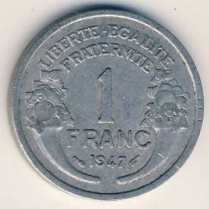 Лот: 8730841. Фото: 1. 1 франк 1948 года. Франция. Европа