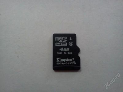 Лот: 879820. Фото: 1. Карта памяти MicroSD 4GB. Карты памяти