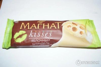 Лот: 7569660. Фото: 1. Мороженое Магнат Яблочный штрудель. Молоко и молочные продукты