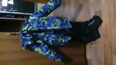 Лот: 13483545. Фото: 1. Зимняя куртка костюм 128. Верхняя одежда
