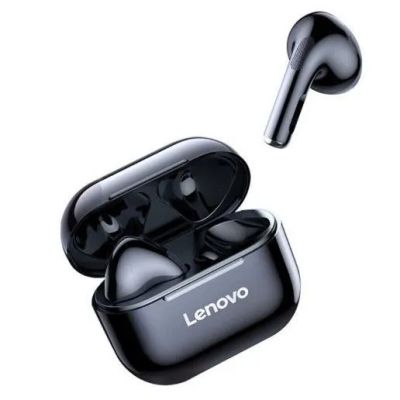 Лот: 22146483. Фото: 1. BT TWS ГАРНИТУРА LENOVO LP40 Black. Наушники, гарнитуры