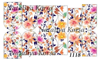 Лот: 6221231. Фото: 1. Стикеры водные (слайдер-дизайн... Украшения, дизайн ногтей