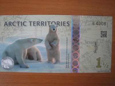 Лот: 4443116. Фото: 1. Арктика 1,5 доллара 2014 года... Другое (банкноты)