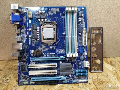 Лот: 16627337. Фото: 1. Материнская плата gigabyte GA-B75M-D3H... Материнские платы