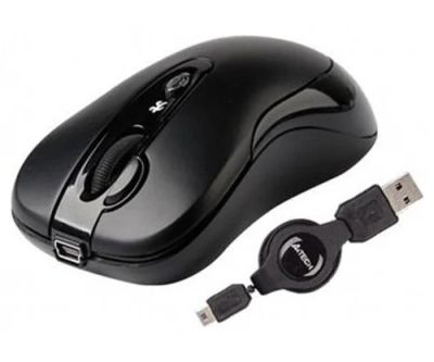 Лот: 3351941. Фото: 1. Мышь проводная USB A4TECH (K4-61X-2... Клавиатуры и мыши
