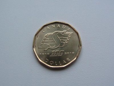 Лот: 4400037. Фото: 1. Канада 1 доллар 2010 " 100-летие... Америка