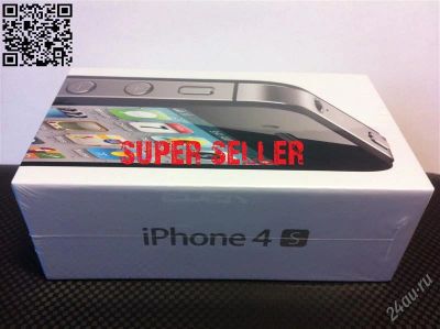 Лот: 1401287. Фото: 1. Apple iPhone 4s 16gb black. Новый... Смартфоны