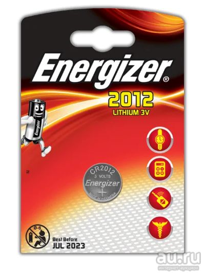 Лот: 12972780. Фото: 1. Батарейка ENERGIZER CR2012 (упак... Батарейки, аккумуляторы, элементы питания