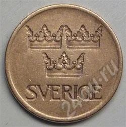 Лот: 312476. Фото: 1. Швеция. 5 оре 1972г. (2). Европа