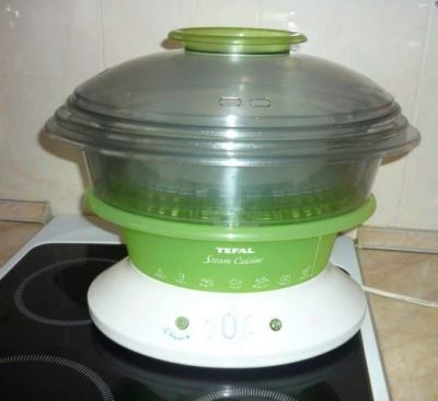 Лот: 7461583. Фото: 1. Пароварка Tefal VC 400330, 3 чаши... Кухонная