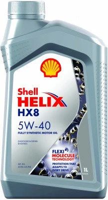 Лот: 14492805. Фото: 1. Shell Helix HX8, 5W40, 1L(масло... Масла, жидкости