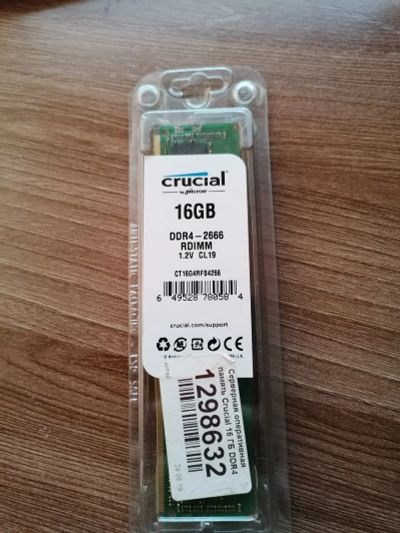 Лот: 16545768. Фото: 1. Crucial 16gb. Оперативная память
