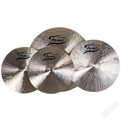 Лот: 2056198. Фото: 1. Fame Masters B20 Cymbal Set, Natural... Ударные