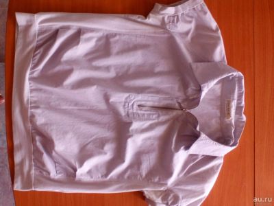 Лот: 9884481. Фото: 1. Блуза-рубашка с трикотажными вставками. Блузы, рубашки