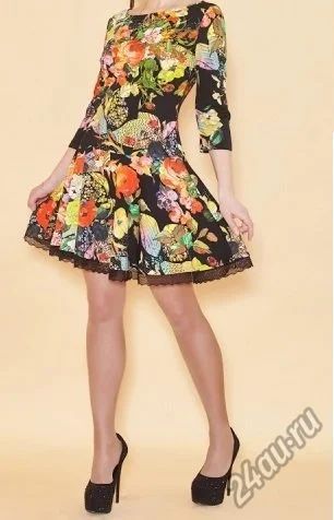 Лот: 7245358. Фото: 1. Яркое нарядное платье! Новое!. Платья
