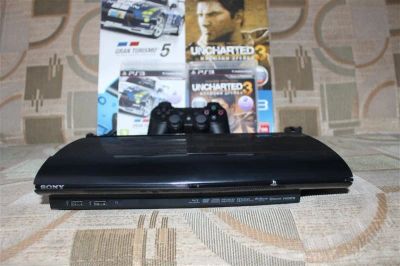 Лот: 2661729. Фото: 1. Playstation 3 SuperSlim 500gb... Игровые приставки, консоли