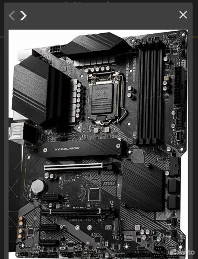 Лот: 25396344. Фото: 1. Материнская плата MSI Z490-A PRO... Материнские платы