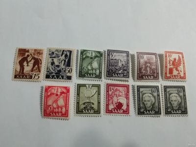 Лот: 17099826. Фото: 1. Германия; Saar; 1947 - 1951; Definitive... Марки