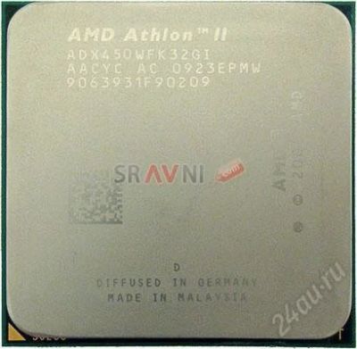 Лот: 1714077. Фото: 1. Процессор AMD Athlon II X3 455... Процессоры
