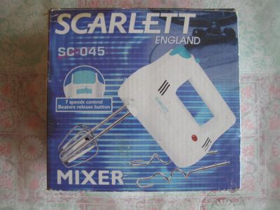 Лот: 5401741. Фото: 1. Миксер Scarlett SC-045 (неисправный... Кухонная