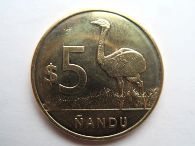 Лот: 6963931. Фото: 1. Уругвай 5 песо 2011. Америка