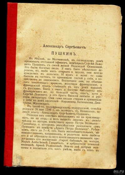 Лот: 13777399. Фото: 1. Биографический очерк. А.С.Пушкин... Мемуары, биографии