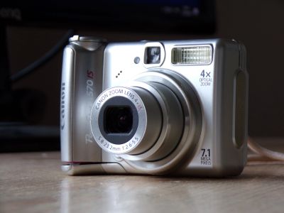 Лот: 11666559. Фото: 1. Фотоаппарат Canon Powershot A570... Цифровые компактные