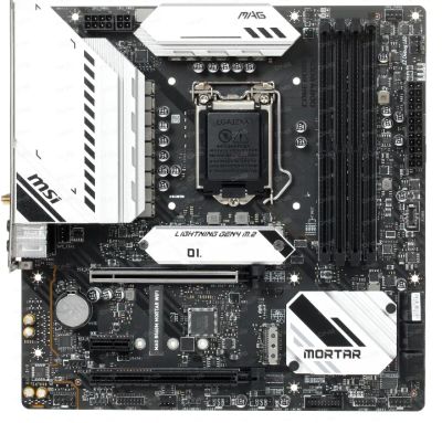 Лот: 22844065. Фото: 1. Материнская плата MSI mag B560M... Материнские платы