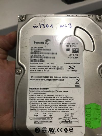 Лот: 18260705. Фото: 1. Hdd 160gb. Жёсткие диски (HDD)