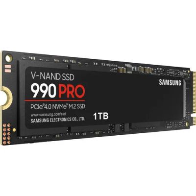 Лот: 21437920. Фото: 1. SSD диск Samsung 1TB 990 PRO PCIe... Жёсткие диски (HDD)