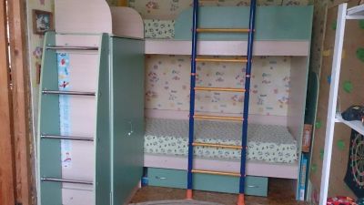 Лот: 7945220. Фото: 1. Кровать 2-х ярусная. Детские кровати и кроватки
