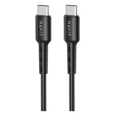 Лот: 24515633. Фото: 1. Кабель Havit USB Type-C, 3A, 1... Дата-кабели, переходники