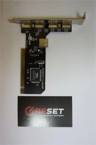 Лот: 6993979. Фото: 1. Контроллер * PCI USB 2.0 (4+1... Другое (комплектующие)