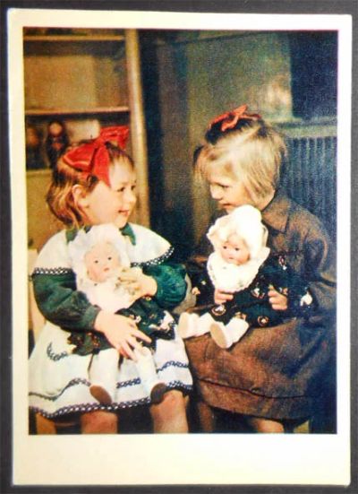 Лот: 7140968. Фото: 1. Открытка Познакомились. Дети... Открытки, конверты