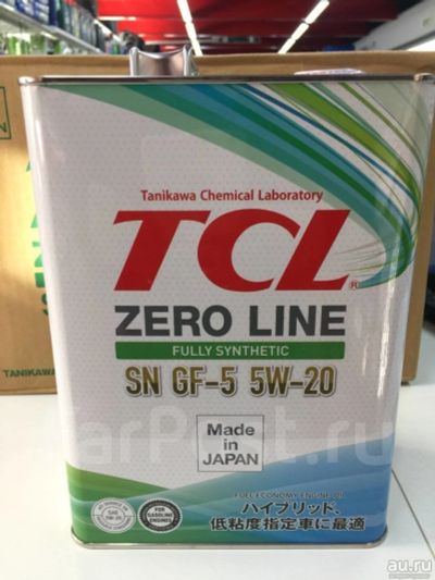 Лот: 13797974. Фото: 1. TCL Zero Line 5W20 Fully Synth... Масла, жидкости