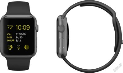 Лот: 6364596. Фото: 1. Apple Watch Sport 42mm with Sport... Смарт-часы, фитнес-браслеты, аксессуары