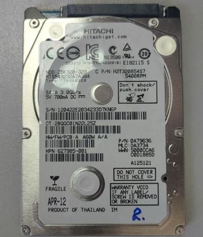Лот: 17860495. Фото: 1. Жесткий диск HDD Hitachi 320GB... Жёсткие диски (HDD)