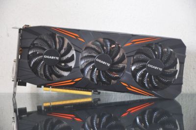 Лот: 11776460. Фото: 1. Gtx 1070 gigabyte g1 8gb. Видеокарты