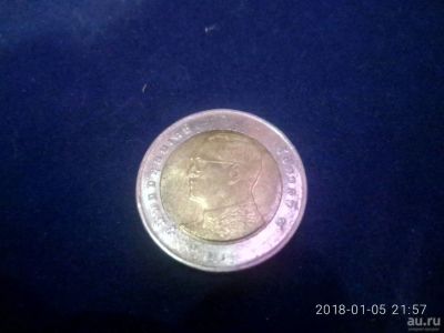 Лот: 12637256. Фото: 1. 10 бат 2016 (Тайланд) (4). Азия