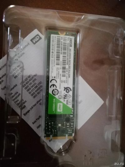 Лот: 18218192. Фото: 1. Ssd m2 wd green 240gb. SSD-накопители