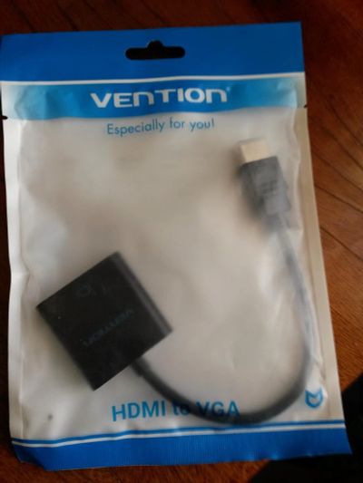 Лот: 11352944. Фото: 1. Переходник HDMI to VGA. Шлейфы, кабели, переходники