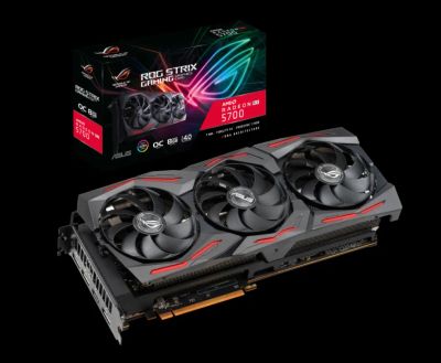 Лот: 17134450. Фото: 1. rog-strix-RX5700-o8g-Gaming 5шт. Видеокарты