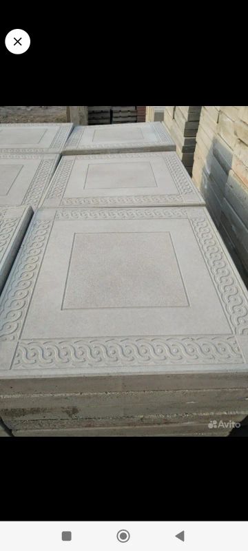 Лот: 2734515. Фото: 1. Тротуарная плитка 400*400*50мм... Блоки, кирпич, брусчатка