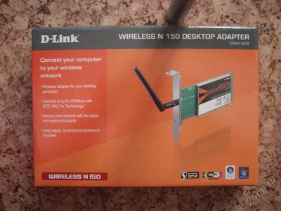 Лот: 1321048. Фото: 1. wi-fi адаптер Dlink wireless N... WiFi, Bluetooth адаптеры
