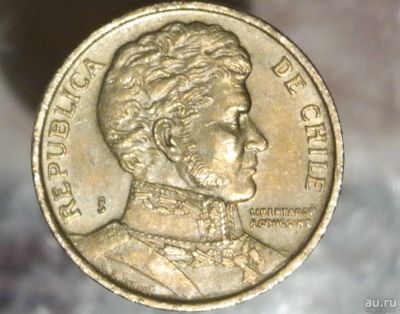 Лот: 8918750. Фото: 1. Экзотика с рубля (5443) Чили. Остальные страны