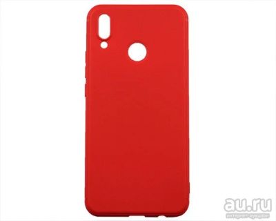 Лот: 12728618. Фото: 1. Чехол Huawei Nova 3i Силикон Красный... Чехлы, бамперы