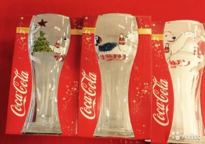 Лот: 7026427. Фото: 1. Стаканы ( бокалы ) Coca Cola... Кружки, стаканы, бокалы