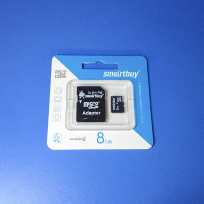 Лот: 5206791. Фото: 1. Карта памяти Micro SD 8Gb Smart... Карты памяти