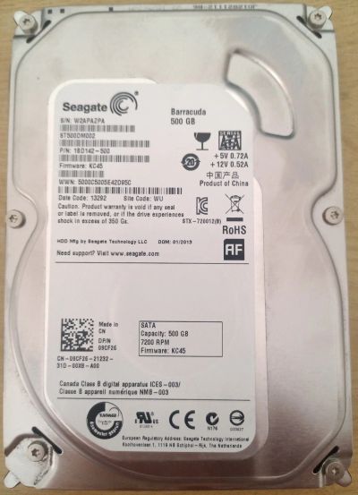 Лот: 18024389. Фото: 1. Жесткий диск Seagate Barracuda... Жёсткие диски (HDD)