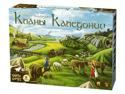 Лот: 12713712. Фото: 1. Настольная игра Кланы Каледонии. Настольные игры, карты